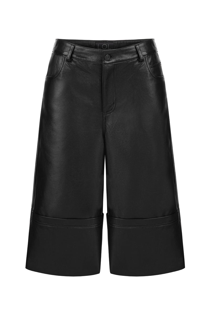 Sunny Leather Shorts