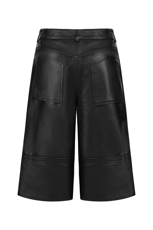 Sunny Leather Shorts