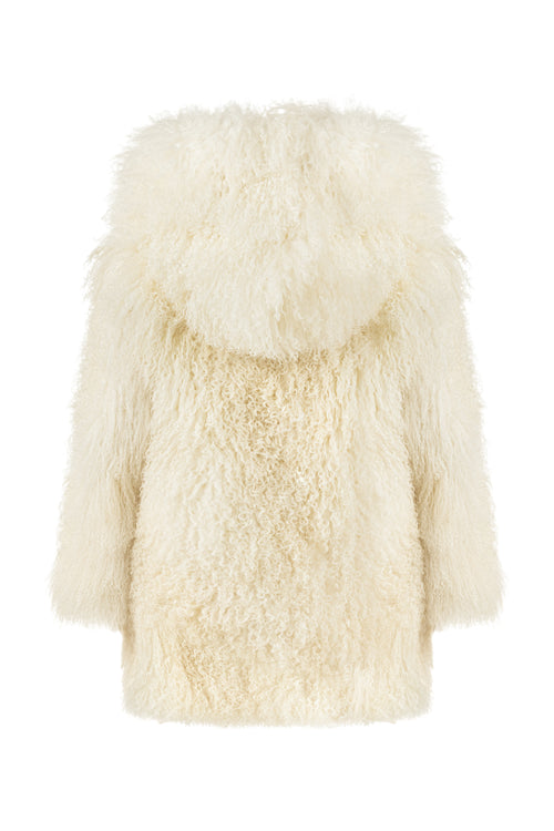 Blanche Shearling Coat