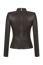 Adrienne Leather Top