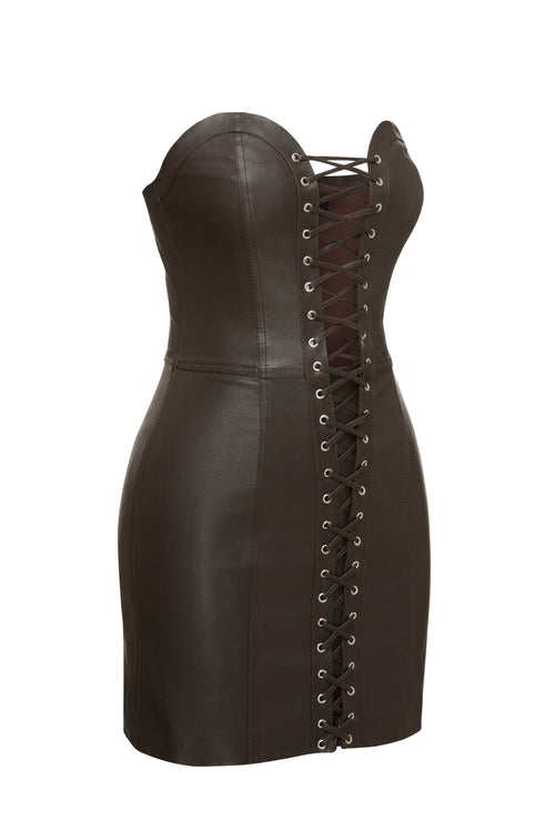 Rania Leather Dress