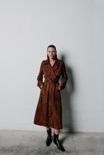 Penelope Suede Trenchcoat