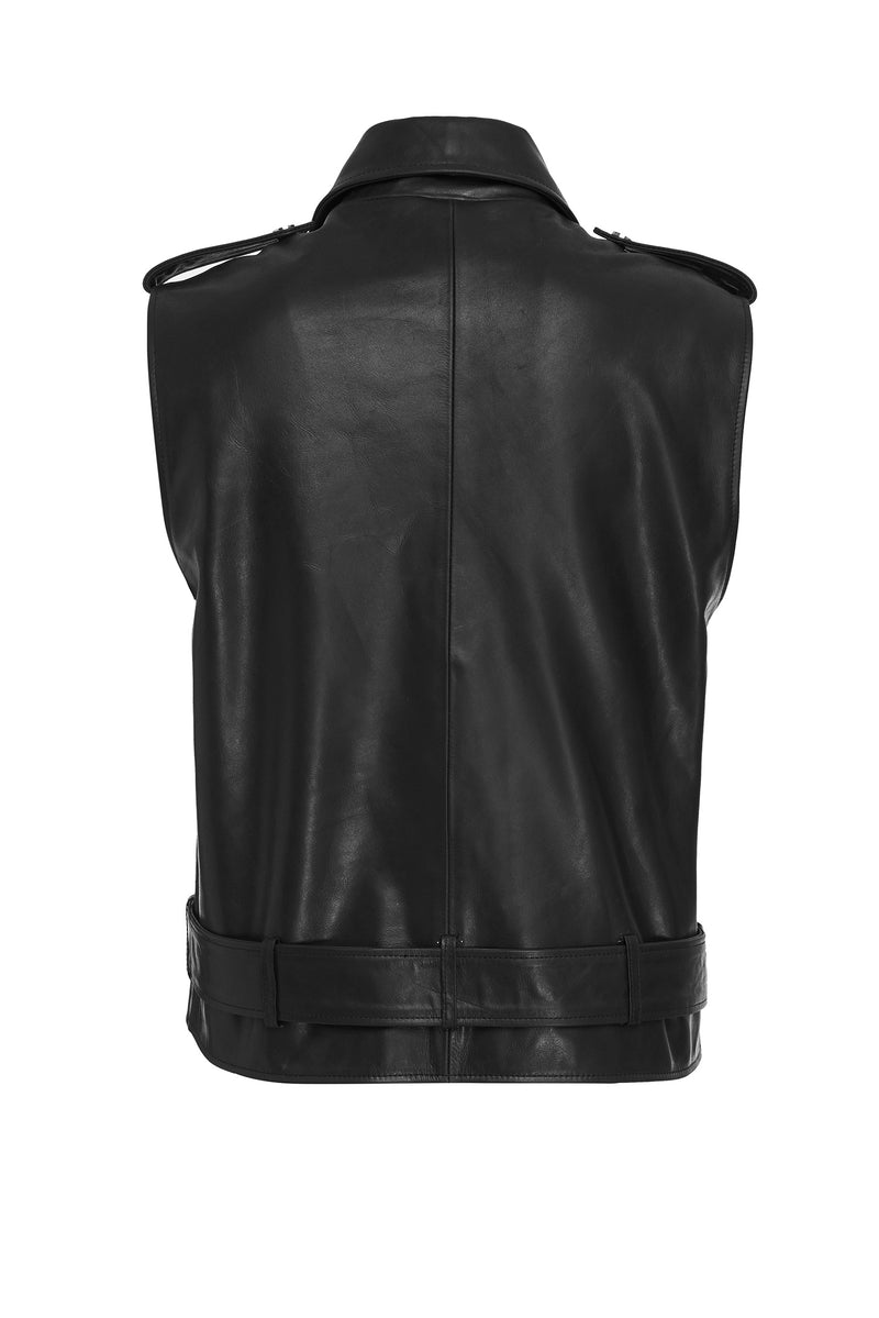 Abee Leather Vest