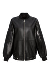 Willow Leather Bomber