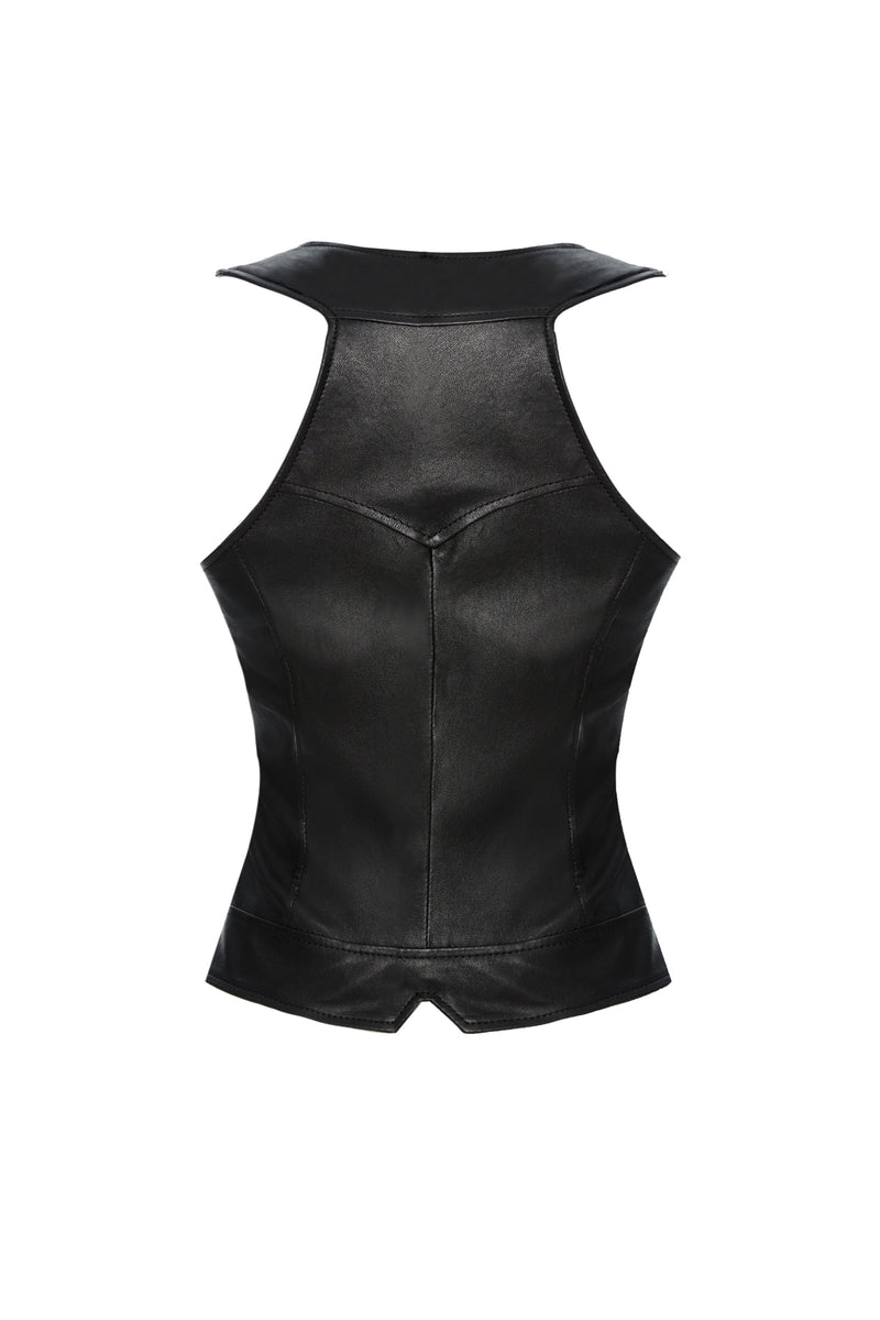 Monroe Leather Vest