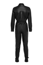 Vicky Leather Jumpsuit