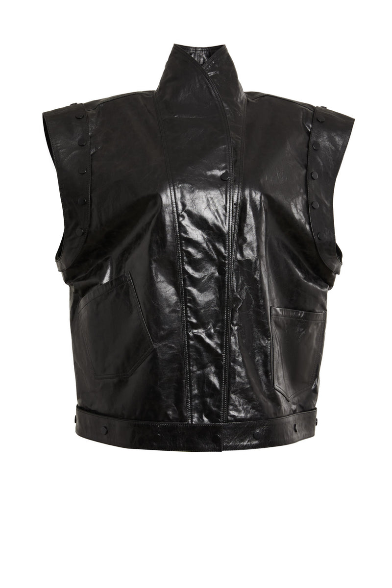 Bonnie Leather Vest